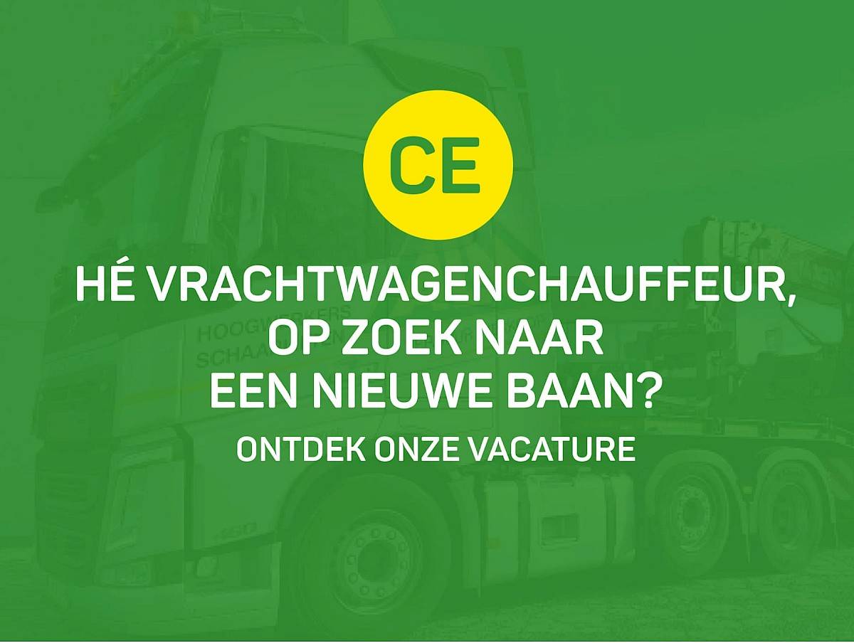 vacature vrachtwagenchauffeur