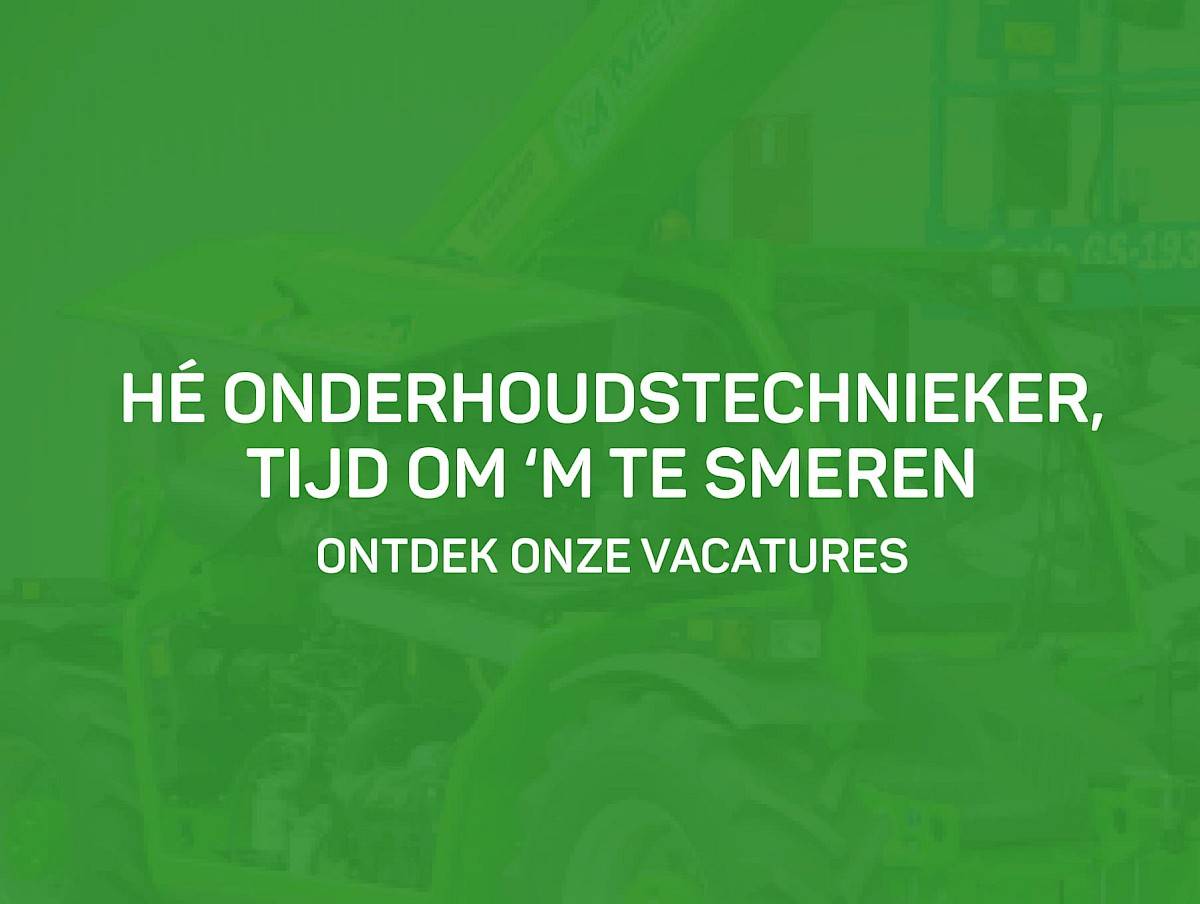 vacature onderhoudstechnieker